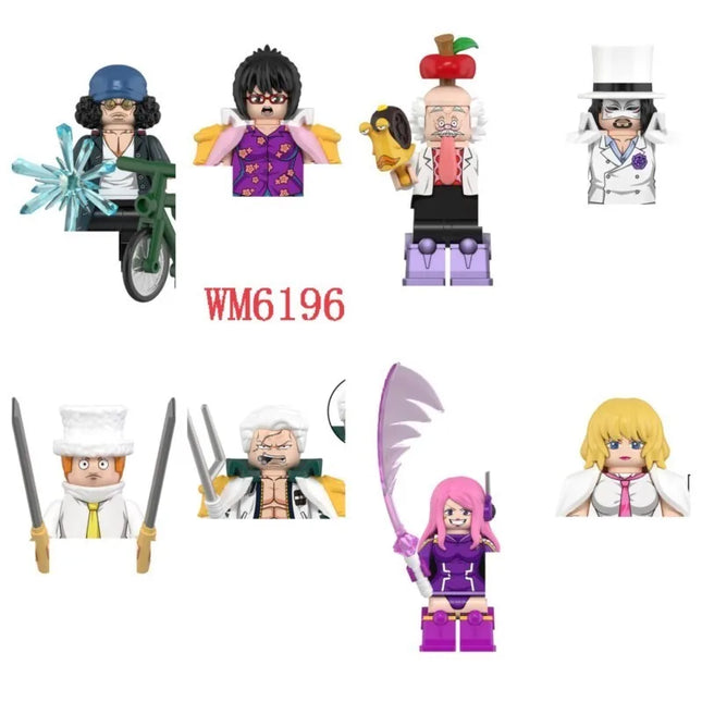 WM6192 WM6193 WM6194 WM6195 WM6196 ONE PIECE New Cartoon Japan Action Figure Doll Anime Model Toy Gifts WM2818 WM2819 WM2820