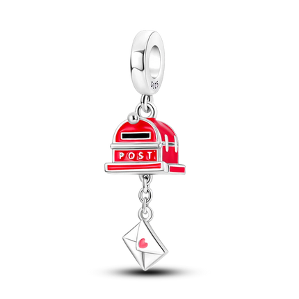 Charms Plata De Ley 925 Red Color Series Charm Red Elephant Animal Fruit Beads of Original Fits Women Anniversary Jewelry Charms