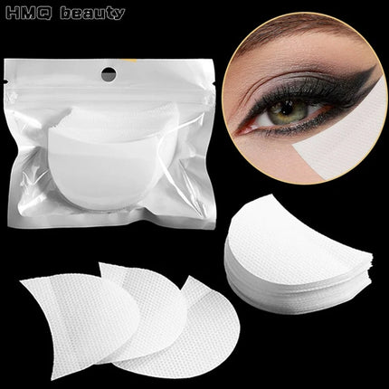 200/50pcs Eyeshadow Stencils Eyeliner Aider Sticker Cosmetics Eye Eyelash Extension Cotton Patch Sticker For Removing Eyelashes