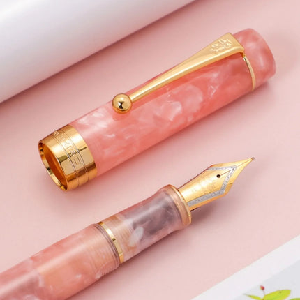 JINHAO 100 Centennial Resin Fountain Pen Arrow Shaped Pen Clip Golden Clip Business Office School Supplies Stationery PK 9019