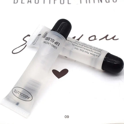 10pcs Big Lips Plumper Moisturizer Plumper Lip Gloss Long Lasting Sexy Big Lips Pump Transparent Waterproof Volume Lip Clear
