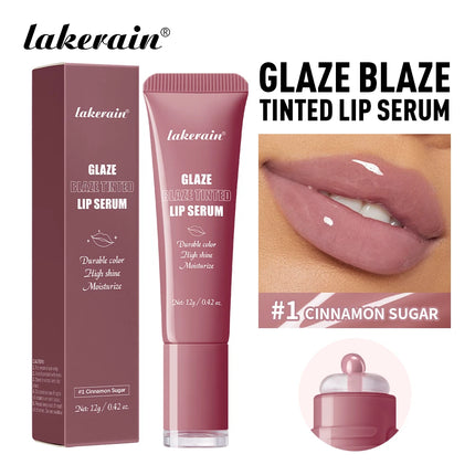 6 Colors Lip Gloss Glowy Balm Tinted Lip Moisturizer Repairing Nourishing Lip Tint Glow Liquid Lip Gel Hydrating Lips Care