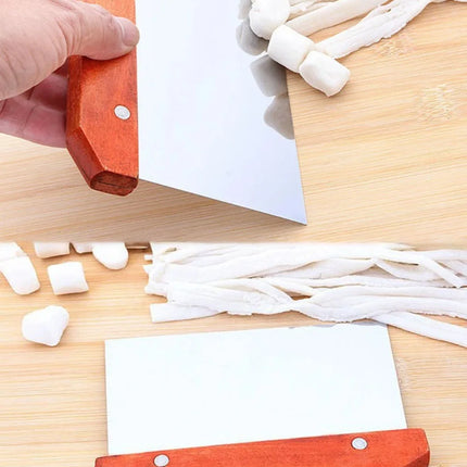 Stainless Steel Pasty Cutters Noodle Knife Cake Scraper with Scale Baking Cake Cooking Dough Scraper Baking Accessories