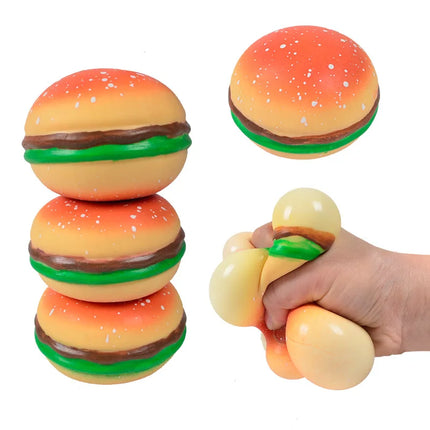 1PC TPR Stress Relief Toys Release Decompression Squeezing Simulation Coke French fries Hamburgers Slow Rebound Birthday Gift