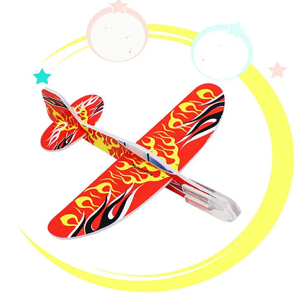 10Pcs Mini DIY Hand Throw Flying Glider Planes Foam Airplane Game Toys for Kids Birthday Party Favors Baby Shower Fillers Gift