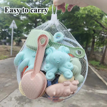 11 /1PCS Beach Toys for Kids Sand Toys Set for Toddlers Sandbox Toys with Bucket Shovel Rake Set Summer Outdoor Children Gift