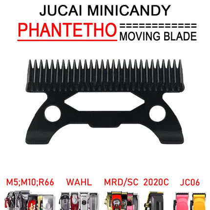 ROSYOUS Replacement Moving Blade Zircon Long Teeth Clipper Accessories forX01 JC06 8148 V003 R66 M10 Madeshow Wmark Kulilang VGR