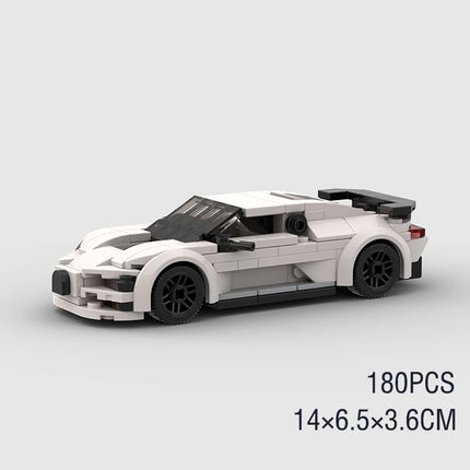 MOC Speed Sports Super Race Car Model Building Blocks DIY Bricks City Technical Rally Great Racing Vehicle Christmas Gift Toy
