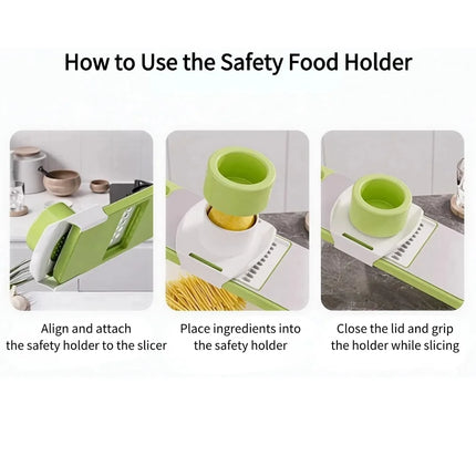 Hot Multifunctional Vegetable Cutter Mandoline Slicer 5 Blades Food Chopper Stainless Steel Grater for Potato Carrot Cucumber