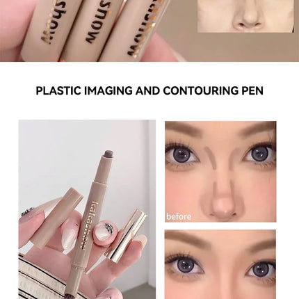 kakashow Contouring Pen, a cream-textured nose shadow pen, naturally three-dimensional and brightening contouring stick