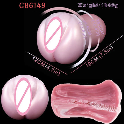 GEEBA Tight Vagina Male Masturbator Manual Sucking Pocket Pussy Adult Onahole Real Feel 스트로커 Sex Toys for Men juguetes sesuales