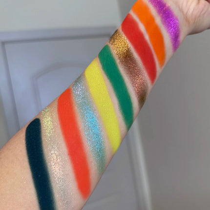 Anthemy 12 Color Eyeshadow Palette Backlight Butterfly Matte Chameleon High Pigmented Shimmer Flash Spotlight Eye shadow