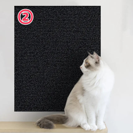Self-Adhesive Cats Scratch Board Carpet Wall Anti Cat Scratch Sofa Diy Cats Scratch Board Sofa Protection Paws Sharpen Trimmable