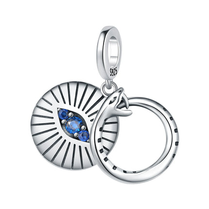 S925 Sterling Silver Charm Bead Angel Prayer Travel Memorial Pendant Fine Birthday Gift Fit Bangle Bracelet Necklace DIY Jewelry
