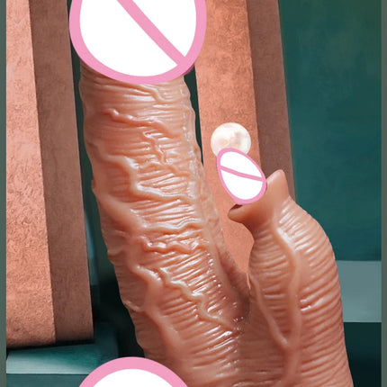 Realistic Dildo Telescopic Swing Heating Vibrator for Women Clitoris Vaginal G Spot Stimulation Massager Adult Pleasure Sex Toy