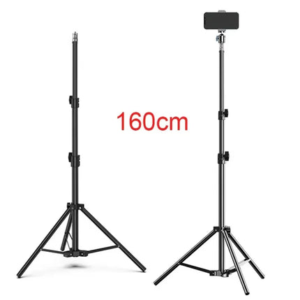 Foldable Mobile Phone Stand Holder Video Recording Live Tripod Selfie Landing Monpod For All Phone Camera 56cm-160cm Extendable