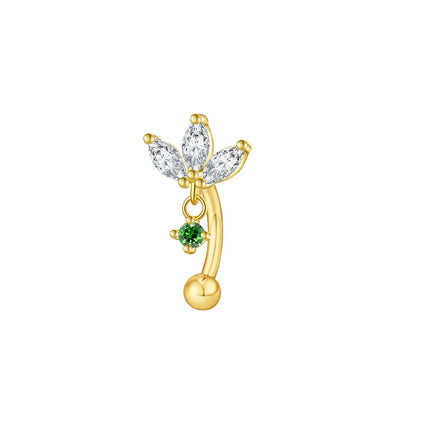 Rook piercing Butterfly Ear Cartilage Eyebrow Tragus Helix Piercing Stud Curved barbell Wholesale Body  Jewelry