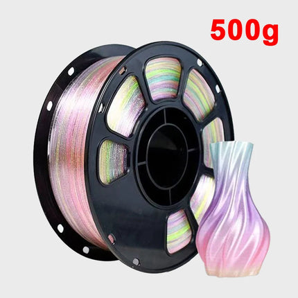 1.75mm 3D Printer Filament  PLA Crystal flash point rainbow Printing Material 1Kg, 500g, 250g Filament Crystal Sparkle Forest