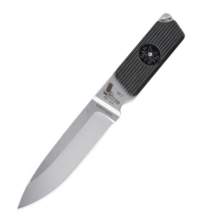 Urakov TT33 - A high-end outdoor knife from Russia, made of DC53 steel, with a carbon fiber sheath, suitable for hiking trips.