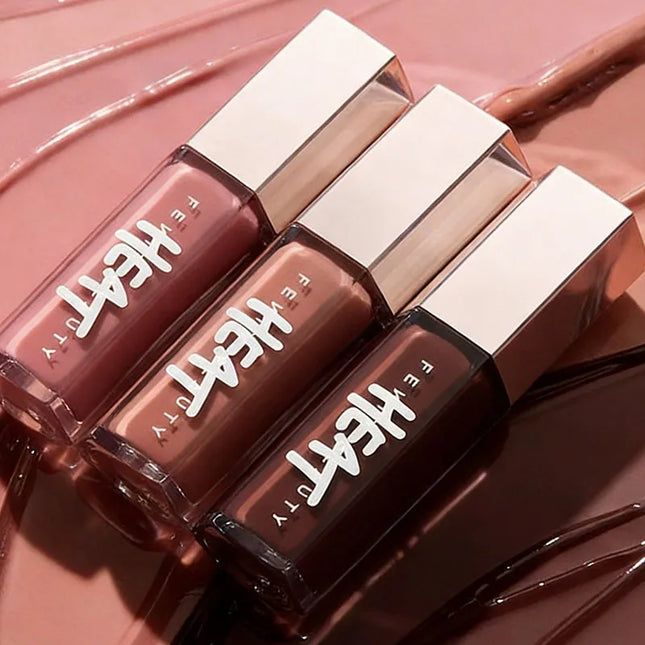 Fashion New Fenty Beauty Lip Gloss Multicolor Moisten Shine Glitter Lip Plumper Makeup Beginner Liquid Lipstick Makeup Cosmetics