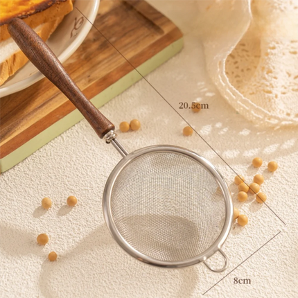 New Stainless Steel Matcha Sifter Very Fine Mesh Rust-Proof Tea Strainer Easy to Clean Small Food Sifters for Kitchen