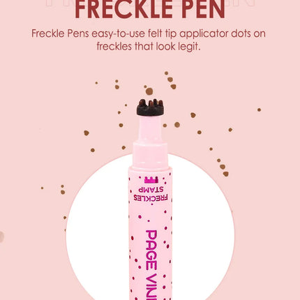 Makeup PAGE VINE Natural freckle Pen Double Head Eyeliner Long-lasting and easy to apply makeup freckle Eyeliner pen