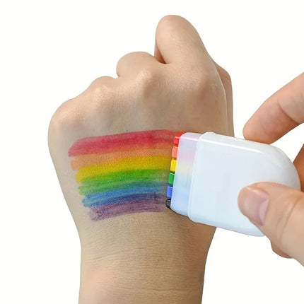 Rainbow Crayon Paint Rainbow Birthday Party Colourful Theme Party Accessories Party Family Costume Gift Pocket Size