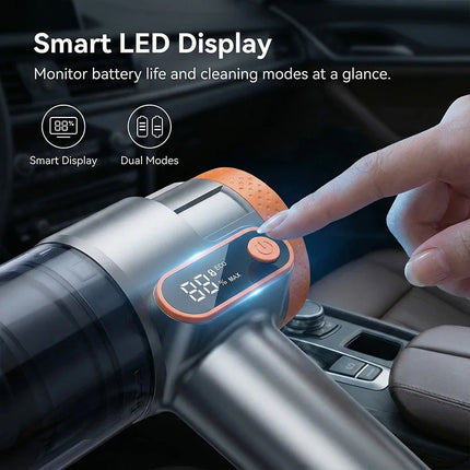 Wireless Car Vacuum Cleaner Strong Cordless Cleaner Suction Handheld Auto Vacuum Home&Car Dual Use MiniVacuum Cleaner Appliance