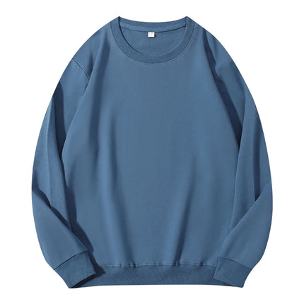 Autumn O-Neck Cotton Women's Sweatshirt Hoodies Basic Loose Casual Women Pullover Solid Sweatshirt Ladies Tops Factory Wholesale