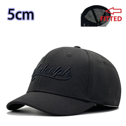 Back Closed Baseball Caps for Men and Women, Big Head and Small Head Hat, High Quality Headwear