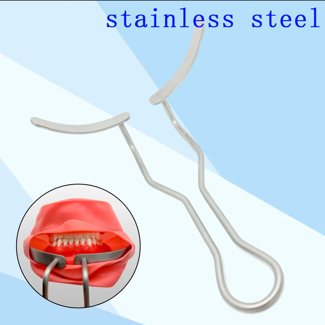 Écarteur chirurgical pour implant dentaire Écarteur à angle inversé pour lèvres et joues pour l'ouverture de la bouche lors des procédures orales
