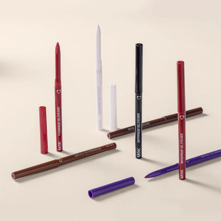 Waterproof Eyeliner Pen Smooth Matte Black Brown Gel Eye Liner Pen Quick-drying Long Lasting Pencil Not Blooming Eye Makeup