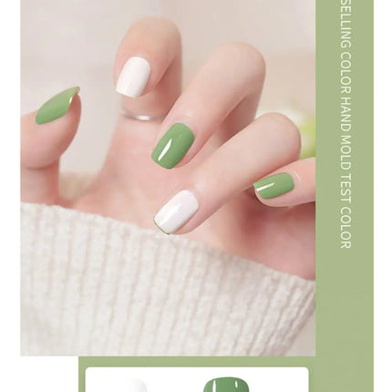 KUDAN Nail Polish Water-based 10ml No-bake Long-lasting Students Children Without Odor Can Tear Nail Art Manicure Tool