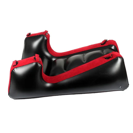 Flocking PVC With Straps Inflatable Split Leg Sofa Mat Sex Furniture Sex Chair Aid Adult Games Bed Sex Tools For Couples Women