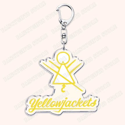 Yellowjackets Keychain for Accessories Bag Jackie Taylor Natalie Scatorccio Shauna Shipman Keyring Jewelry Fans Friends Gifts