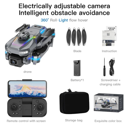 New AE19 Drone 8K HD 5.6" Remote Control Headless Mode Helicopter 360° Flip Quadcopter Toys Mini Drone Fors Kid Toy Gifts