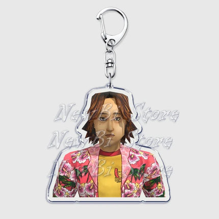 Hot Horror Game Mouthwashing Keychains for Accessories Bag Jimmy Curly Anya Daisuke Sallyface Swansea Keyring Jewelry Fans Gifts