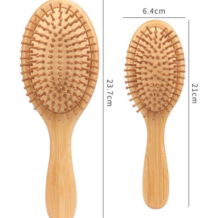 1pc natural wooden hair comb hair loss scalp massage hair brush hair care healthy bamboo Special for real hair wigsboo comb