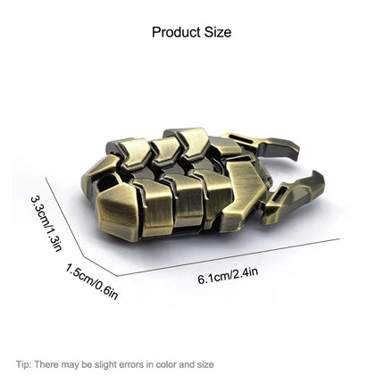 Novelty Beetle Shaped Magnetic Push Card Fidget Toy Rotating Top Compression Stress Relief Office ADHD Toy Gift