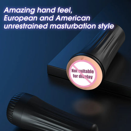 Realistic Rubber Vagina  Soft Pocket  Pussy Deep Throat  Male Masturbator Cup Adult supplies Sexy Toys for Man JoinJJtoy