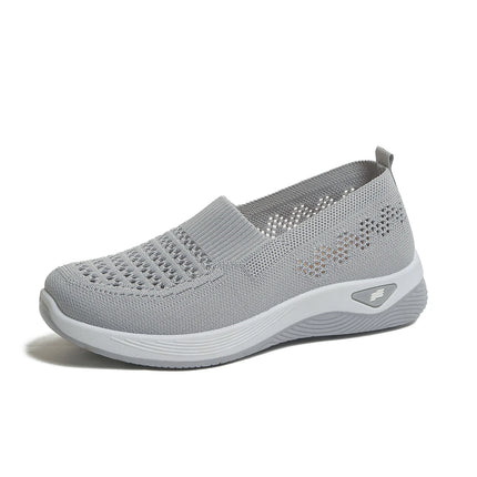 Fashionable casual single shoes, breathable and comfortable women's shoes, sports vulcanized shoes, anti-slip flat shoes