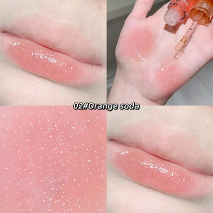 Fruit extract moisturizing lip balm water-shining mirror moisturizing and moisturizing autumn and winter lipstick base lip gloss