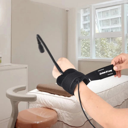 USB New UV Eyelash Glue Quick Drying Lamp Beauty Nail and Eyelash Quick Cure Machine Portable Wrist UV Cure Lamp