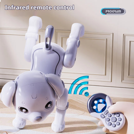 2026 Ai Smart Programmable Robotic Dog Remote Control Touch Sensing Electric Stunt Walking Barking Interactive Robot For Indoor