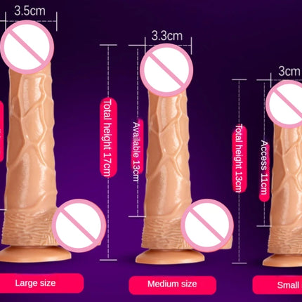 Realistic Dildo with Suction Cup - Large Anal Dildo for Women - Sex Toys - Female Masturbator - Adult Sex Product - Adult Toys