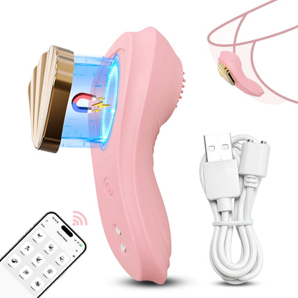 Magnetic Anti-detachment Women Wearable Panties Vibrator APP Control Clitoris Stimulator Female Masturbator Sex Toy for Couples