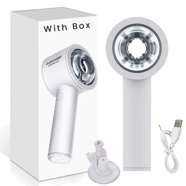 Male Masturbators Cup Automatic Telescopic Realistic Vagina Vibrator Adult Goods for Men Blowjob Oral Pussy Stimulator Sex Toys