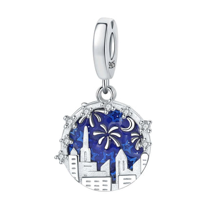 Orstarry Charm Silver 925 Beads Blue Series Fit Bracelet Charms DIY Original Fashion Pendants For Women Jewelry Trendy Gifts