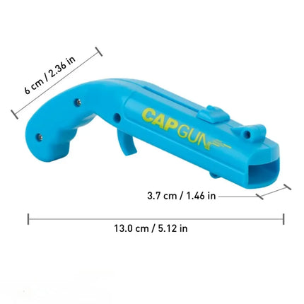 ABS Creative Pistol Bottle Opener Launches Beer Caps Fun Shooting Cap Gun Multifunctional Gadget For Home Bar Kitchen Tool