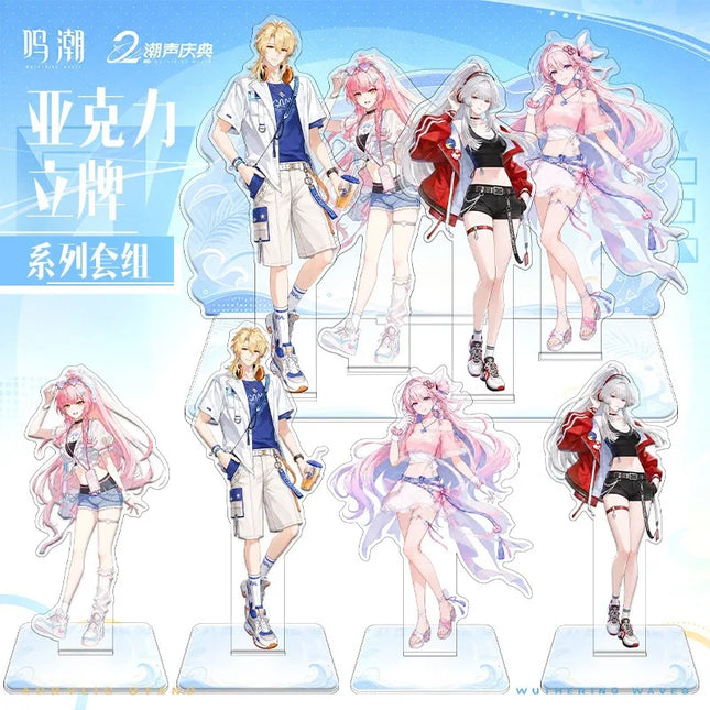 Wuthering Waves 2nd Anniversary Celebration Acrylic Stand Aemeath Denia LUUK HERSSEN Hiyuki Figure Stand Keychain Badge for Fans